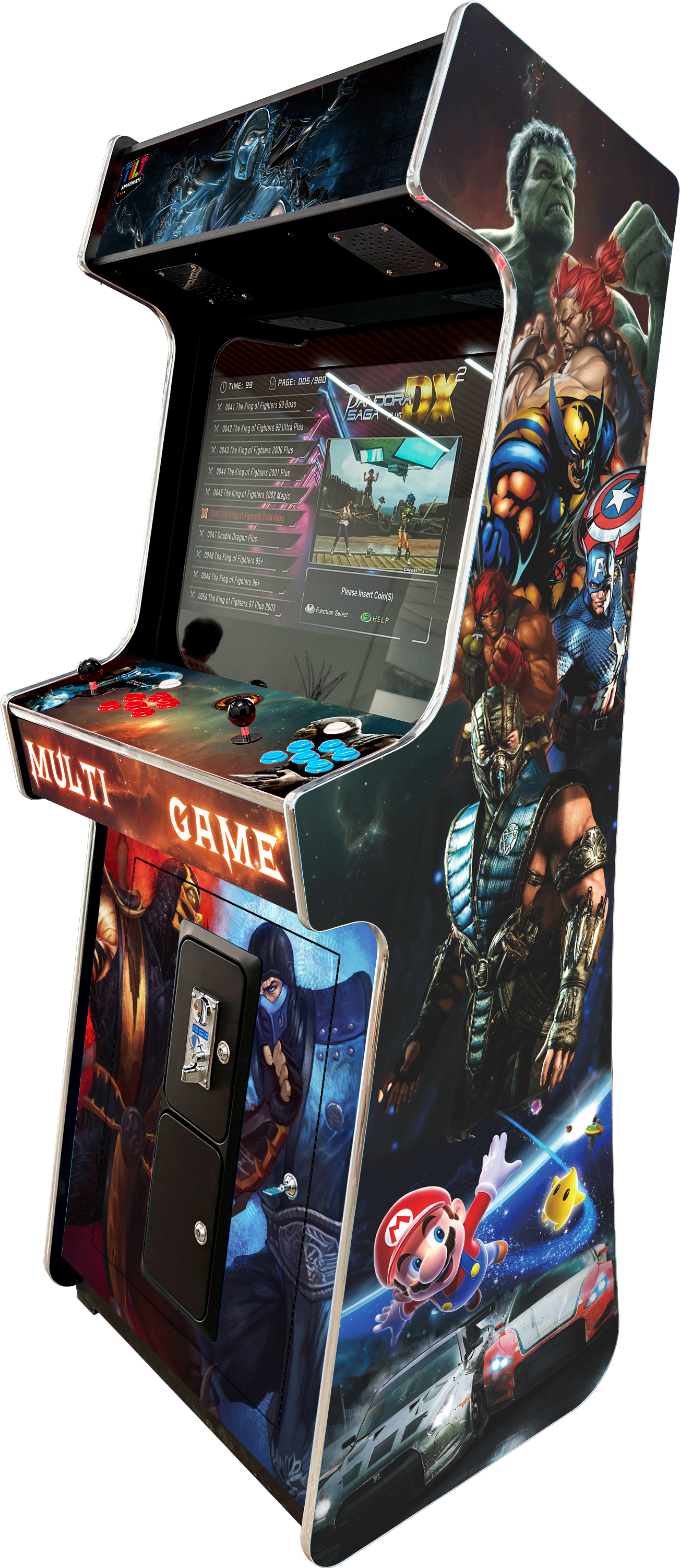Multiple Arcade Machine CLASSIC MULTI-ARCADE MACHINE UPRIGHT – TILT ELECTRONICS TRADING L.L.C